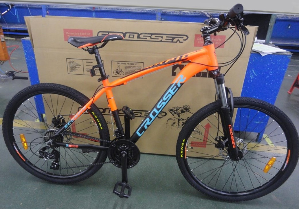 Фотография Велосипед Сrosser Scorpio 26" размер М 2021 оранжевый